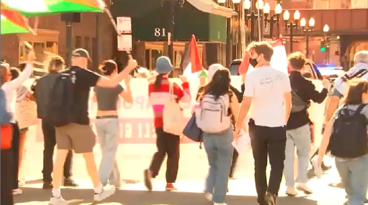 Traffic disrupted as protests held in Loop during President Biden's Chicago visit for fundraiser