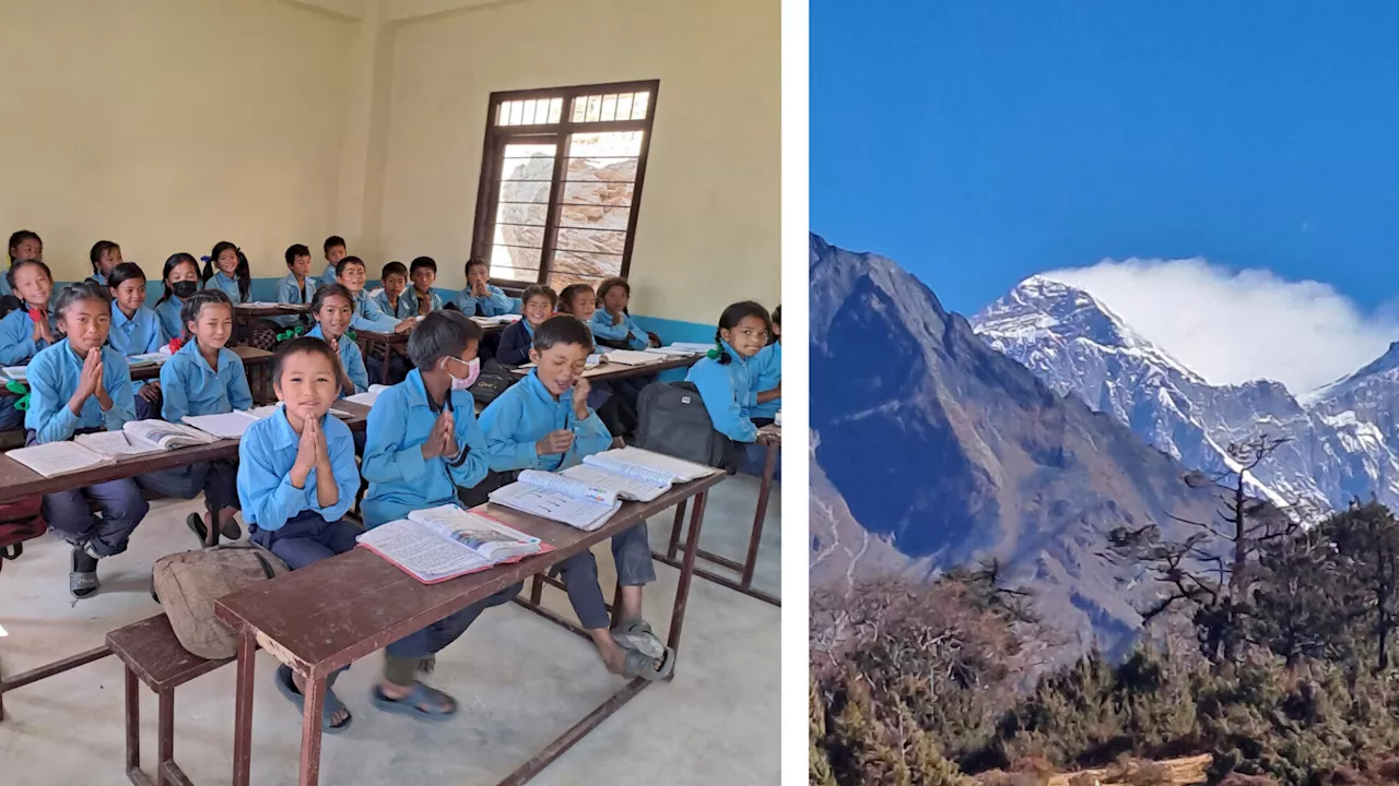 Dem Vortrag lauschen und so den Bau einer Schule in Nepal unterstützen