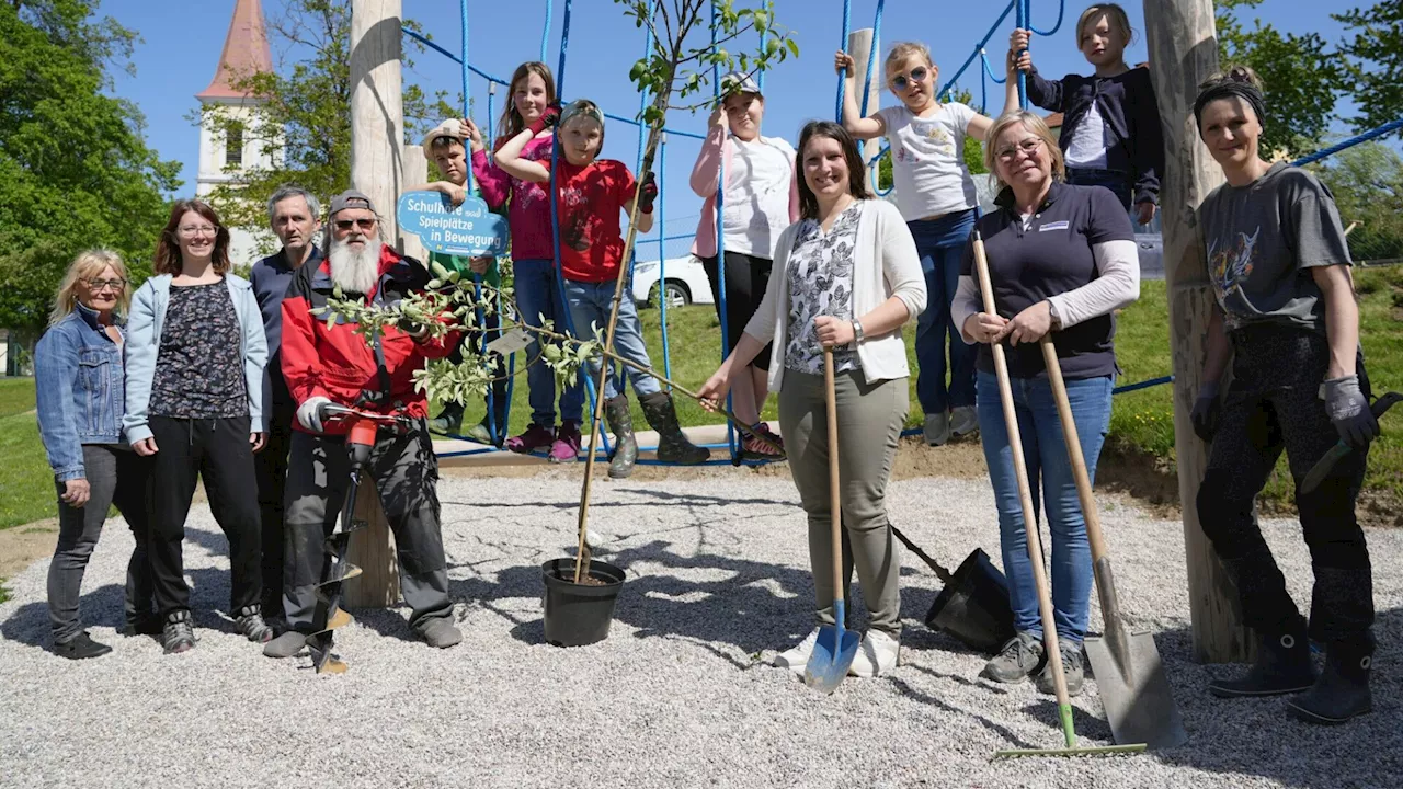 Ein neuer Platz für Jung und Alt in Hochwolkersdorf