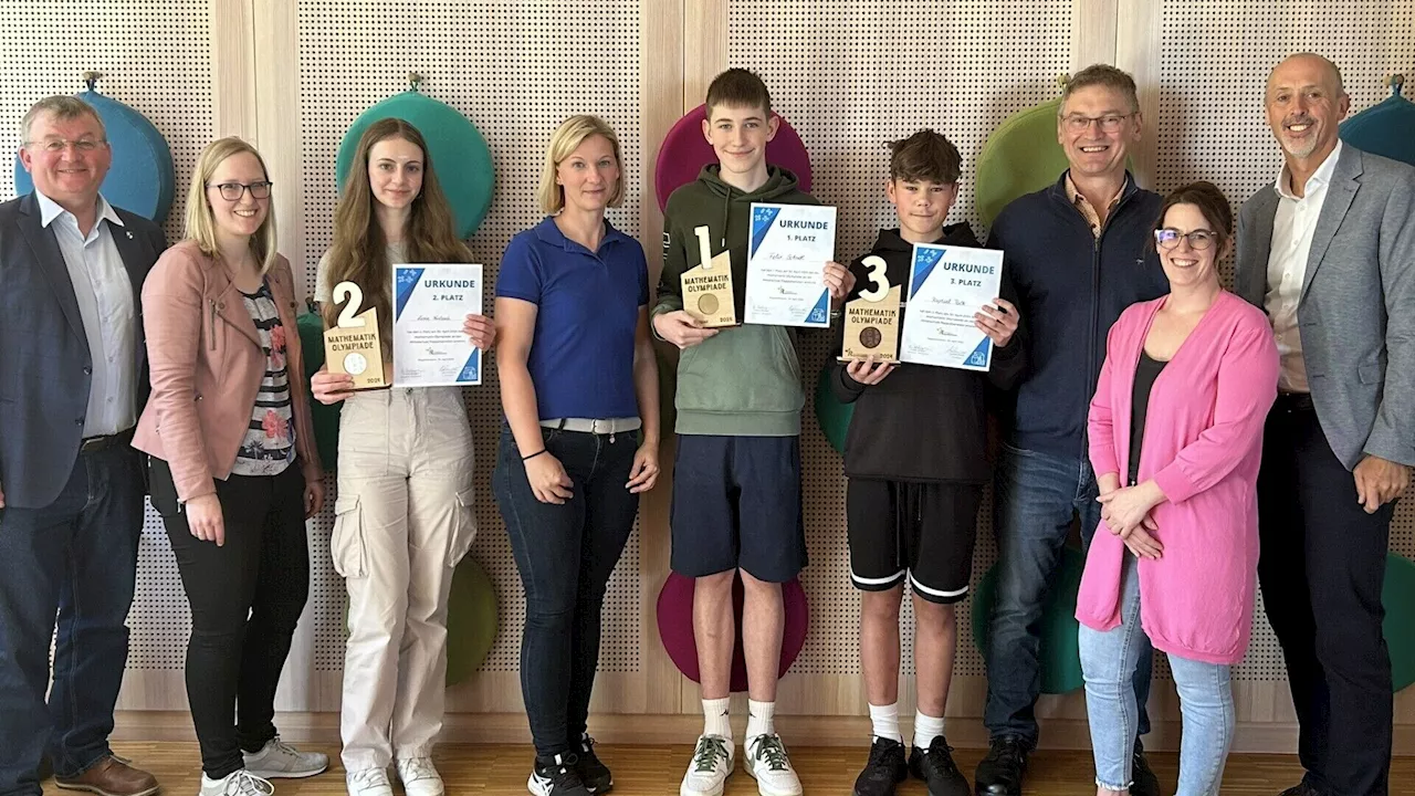 Felix Scheidl von der Mittelschule Schweiggers auf Platz 1