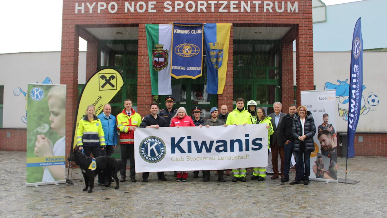 Mit dem Kiwanis-Club steht Stockerau ganz im Zeichen der Sicherheit