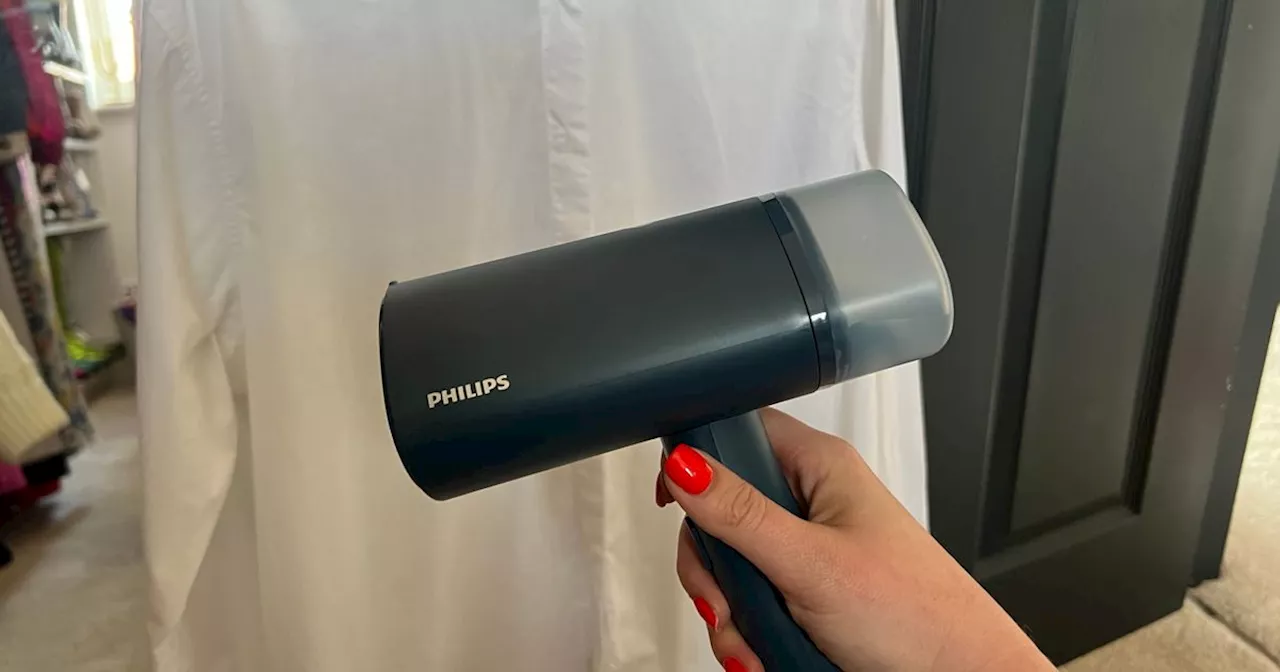 I tried this £32 handheld clothes steamer and it's perfect for taking on holiday