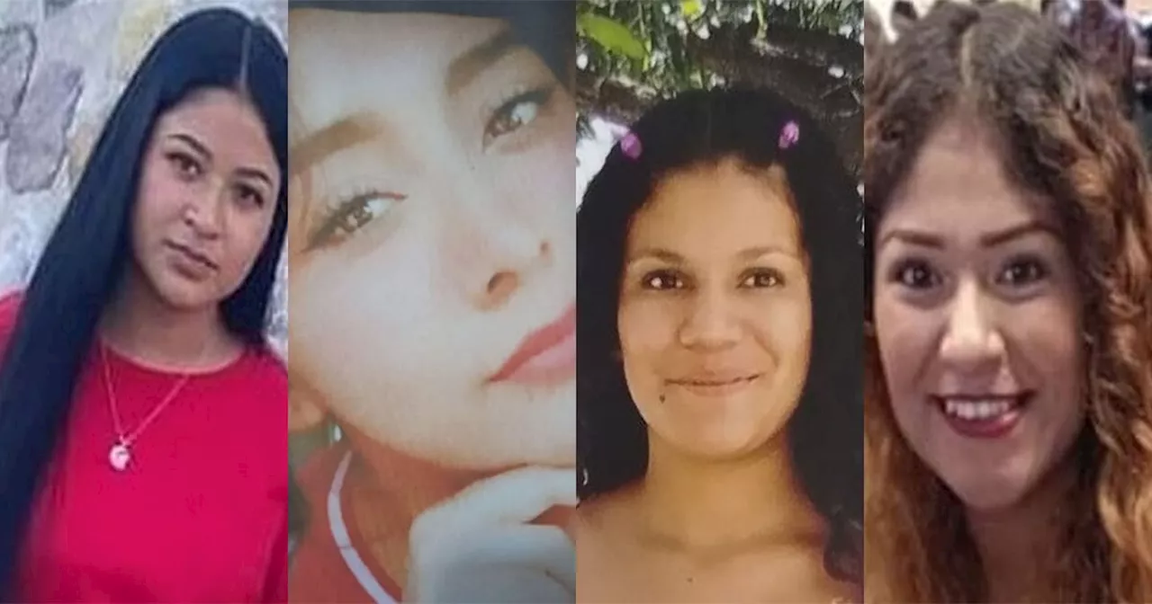 Buscan a Perla, Ana, Claudia y María, mujeres desaparecidas en Guanajuato