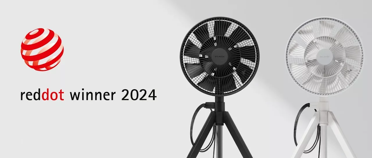 バルミューダの「GreenFan Studio」が「Red Dot Design Award 2024」を受賞しました。