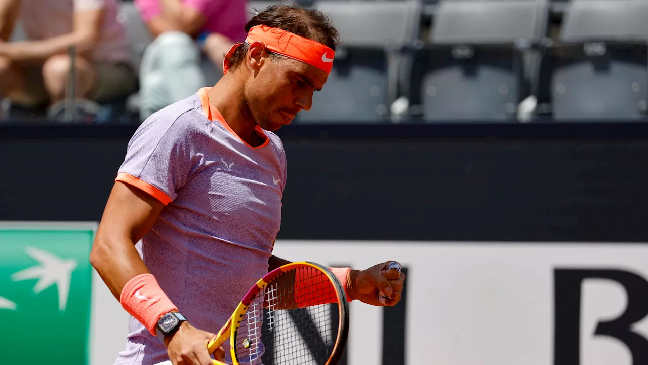 Rafa Nadal supera un exigente debut en el Abierto de Roma ante el belga Zizou Bergs