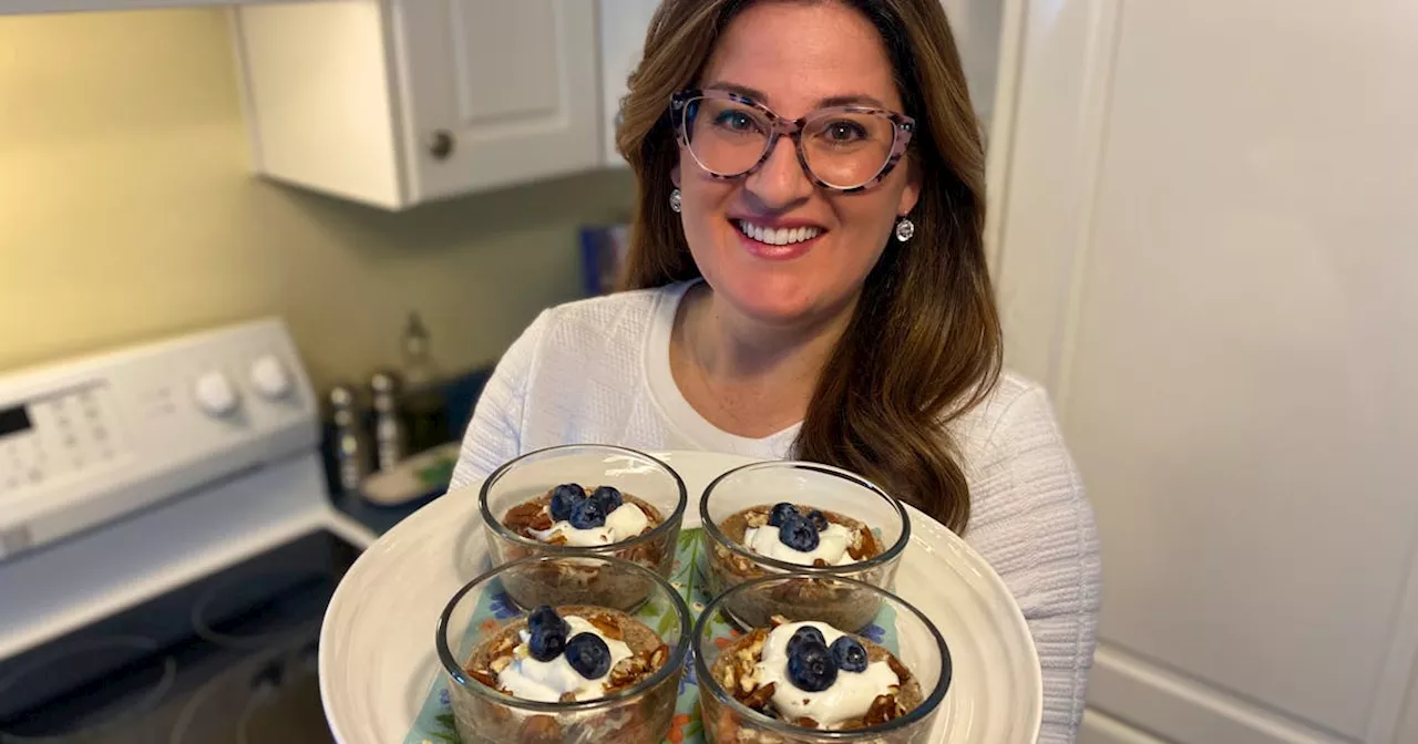 ERIN SULLEY: Pudding for breakfast? With this easy and healthy chia pudding, it's a breakfast parfait you'll want to dig into