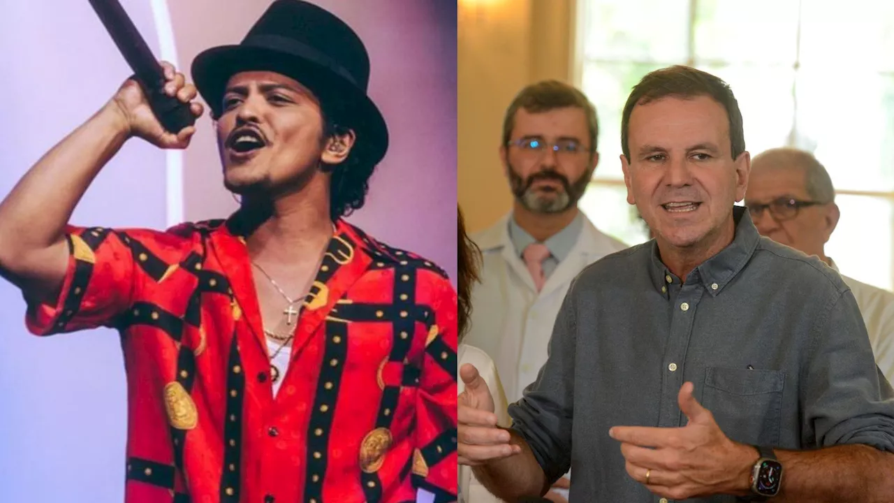 Prefeito do Rio diz que não deu autorização para show de Bruno Mars na cidade