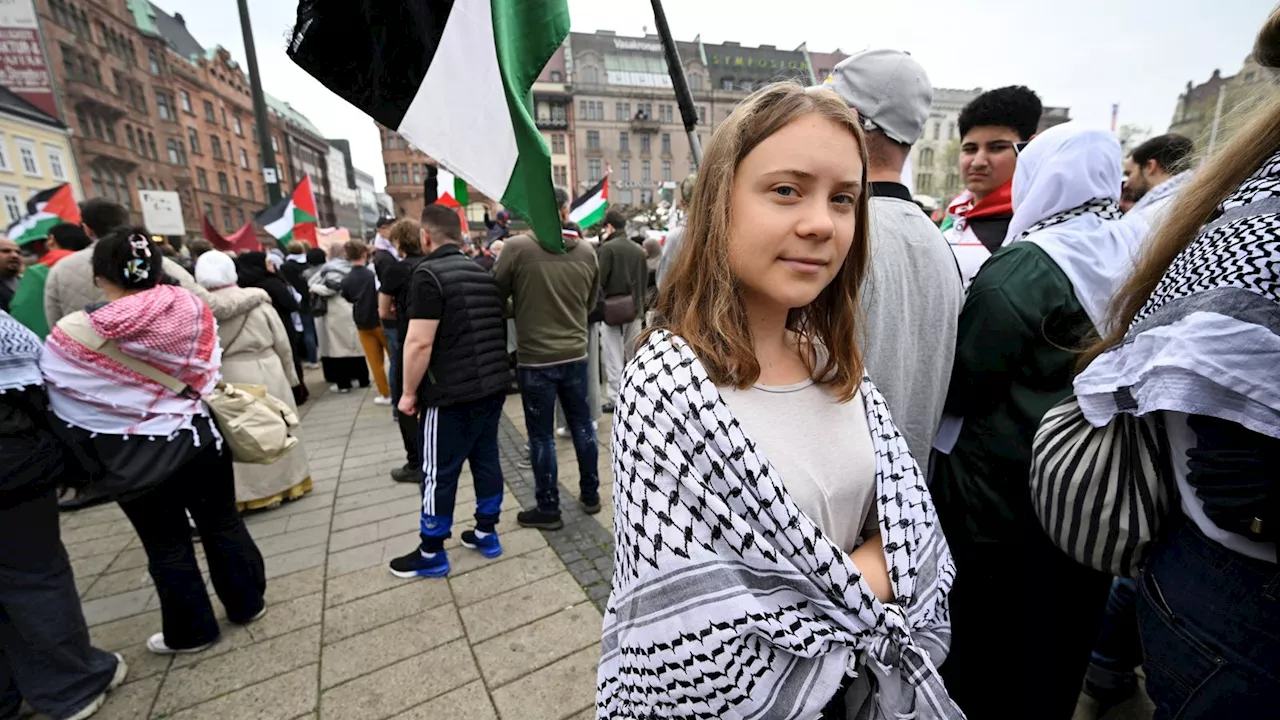 Eurovision 2024: Greta Thunberg joins pro-Palestine protests in Malmo ahead of second semi-final