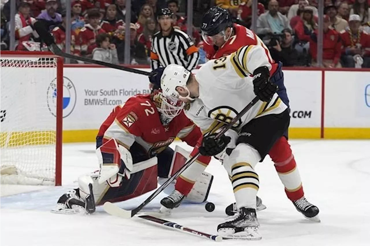 Panthers rout Bruins 6-1 in Game 2 to tie series