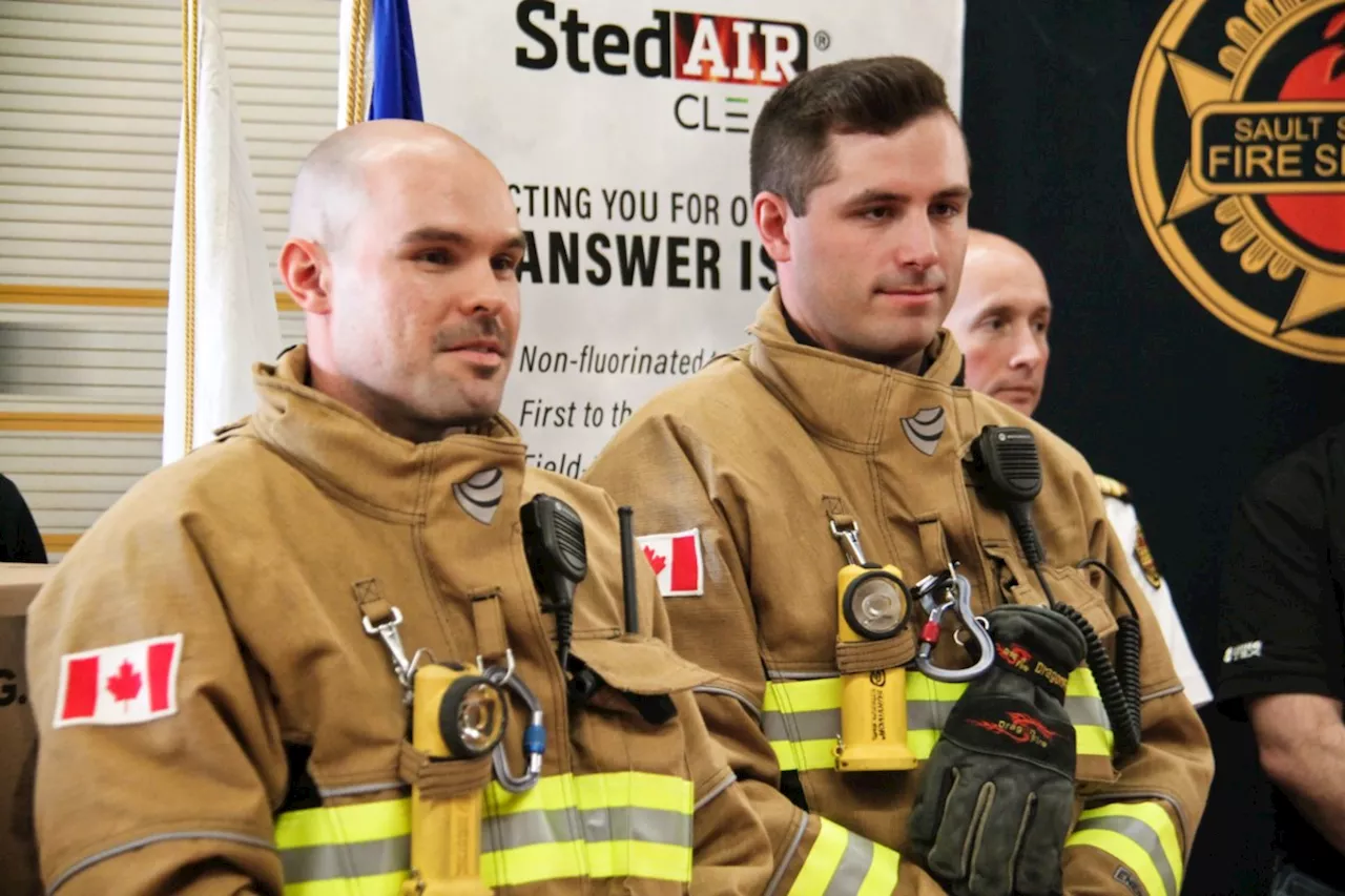 Sault firefighters first in Canada to receive new, safer gear