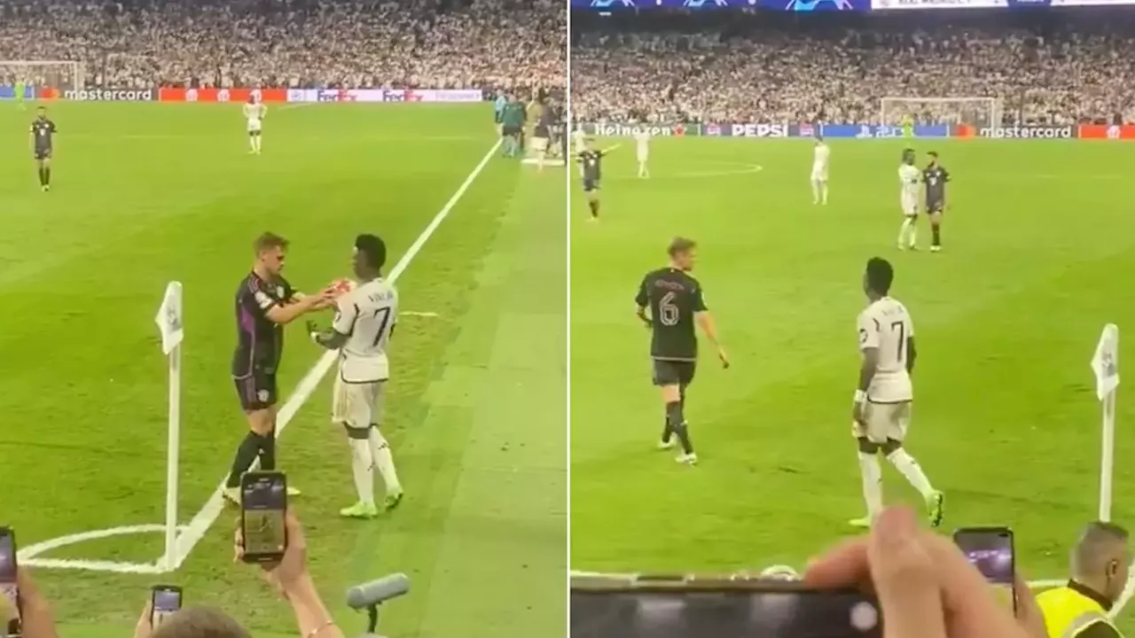 Footage of Vinicius Jr winding up Bayern Munich player surfaces after Real Madrid victory