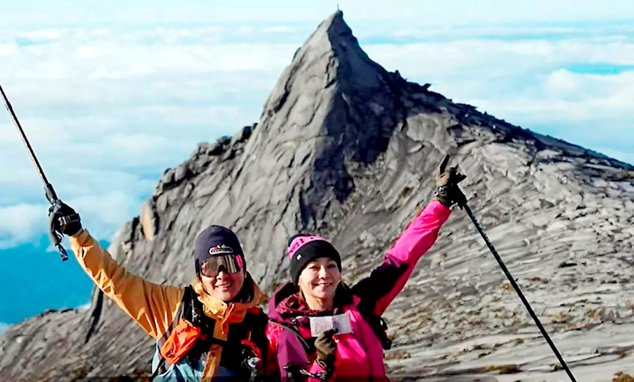 Taiwanese celebs Ji Qin and Zax Wang conquer Mt Kinabalu