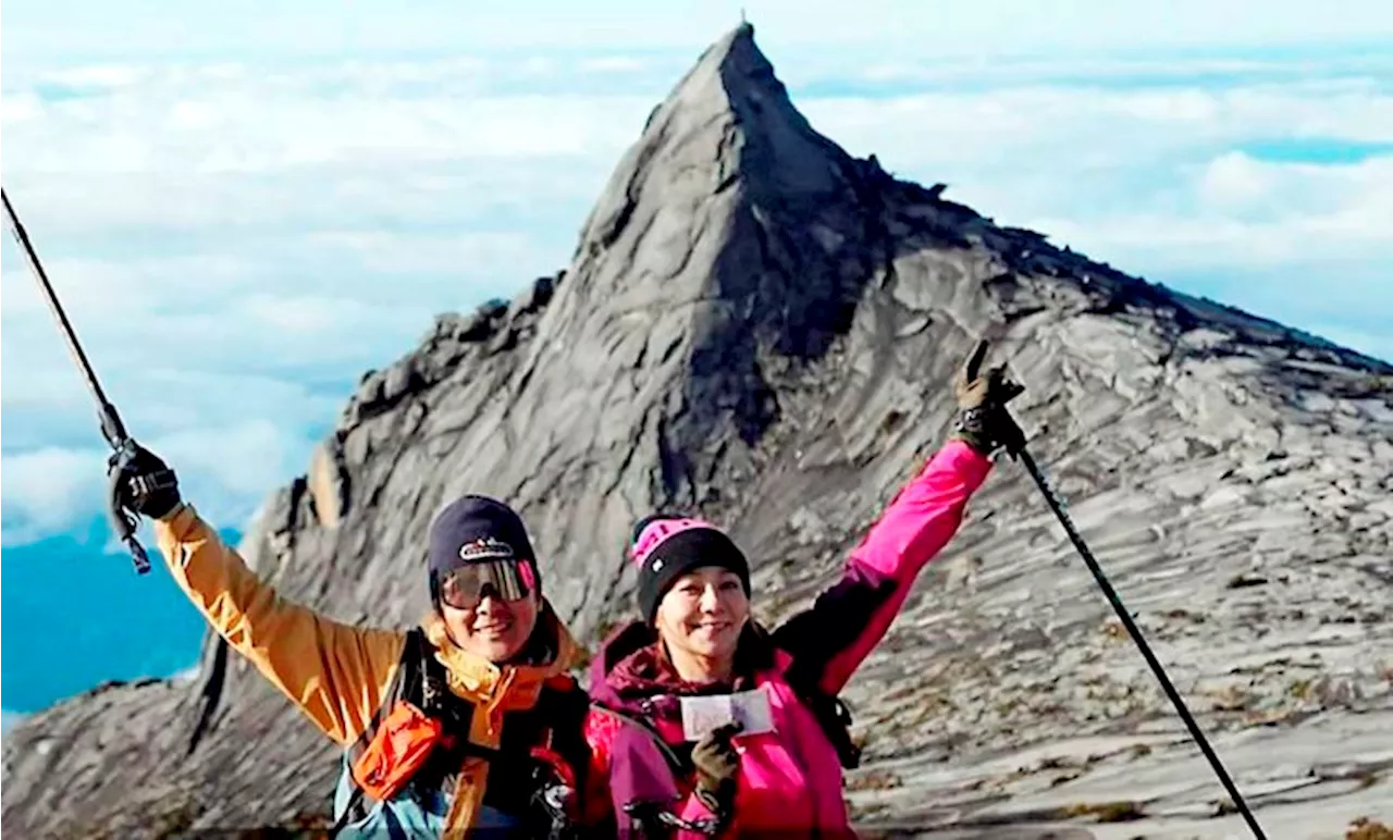 Taiwanese superstars scale Mt Kinabalu