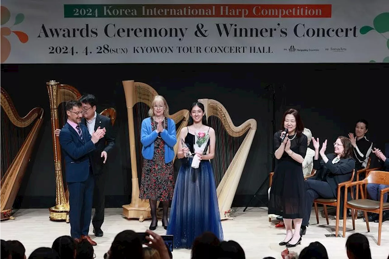 Singaporean student Renee Yadav, 18, wins first prize at Korea International Harp Competition