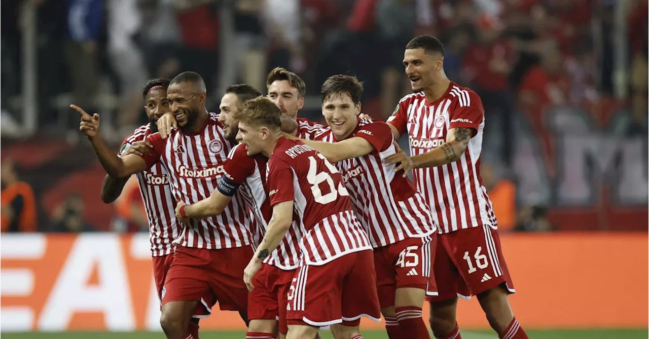 Conference League: l’Olympiacos sort Aston Villa et rejoint la Fiorentina en finale