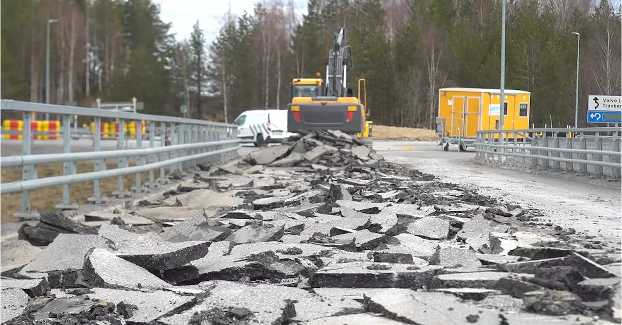 Nu ska bristerna på Västra länken fixas – bron öppnas samtidigt som vägen