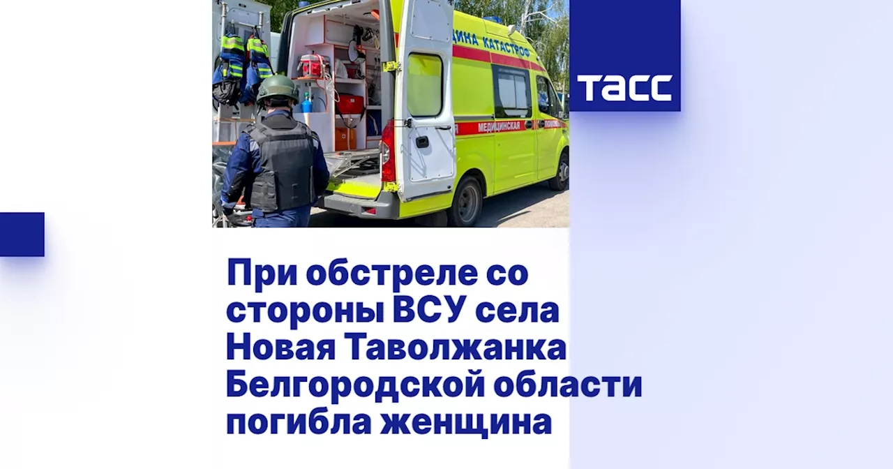 При обстреле со стороны ВСУ села Новая Таволжанка Белгородской области погибла женщина