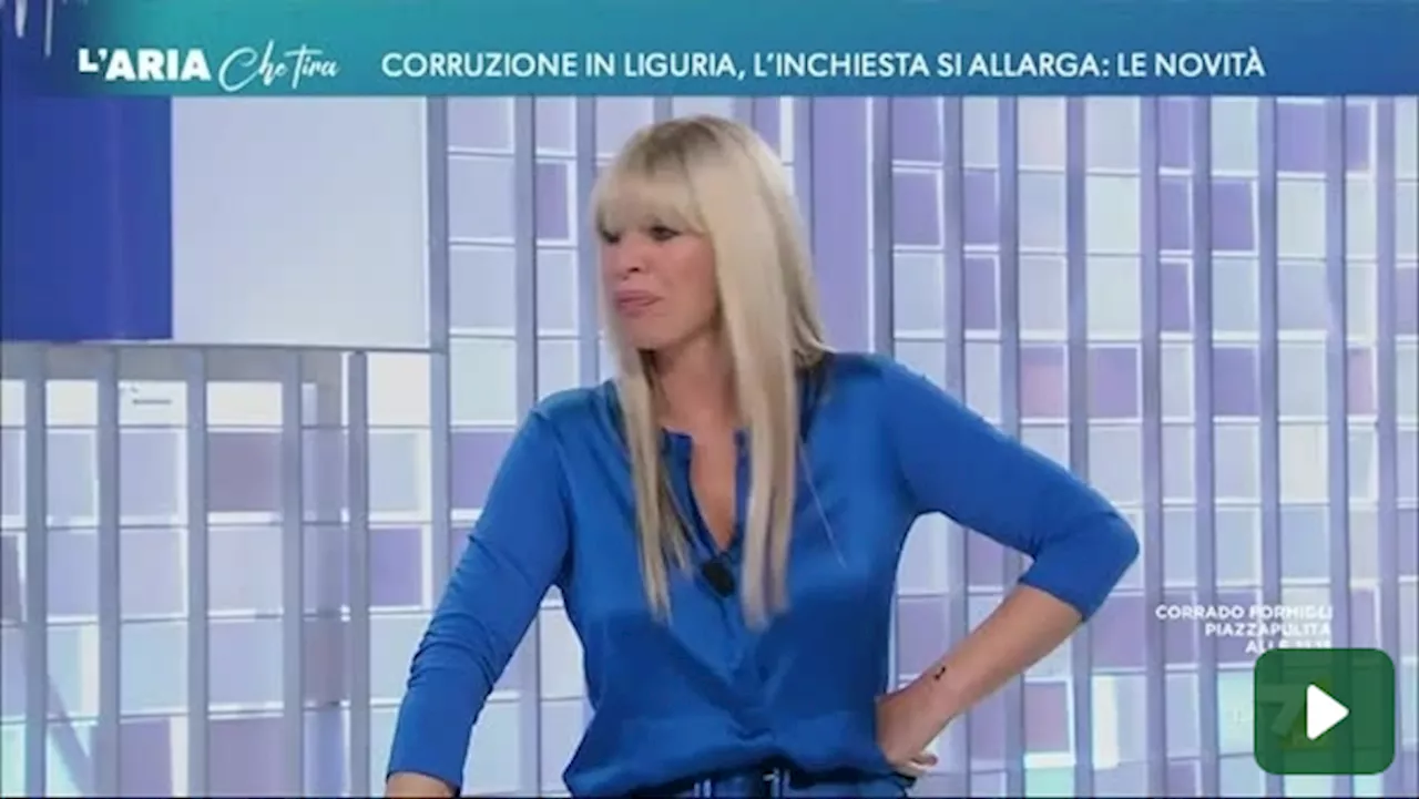 Inchiesta Liguria, Alessandra Mussolini al giornalista de la7: 'Butti fango sul centrodestra'