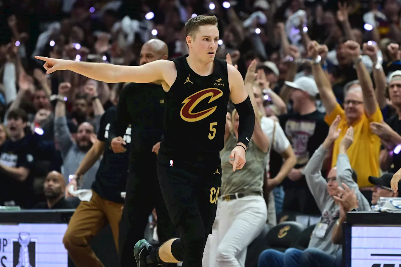 Cavs’ Sam Merrill thrives next to Donovan Mitchell, but those minutes are hard to create