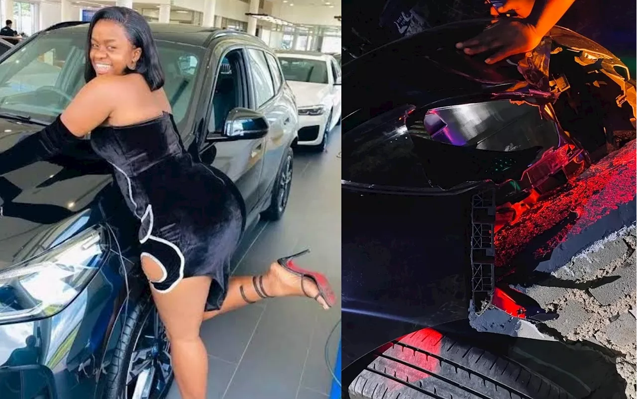 Two days in a row: Penny Ntuli in ANOTHER car accident