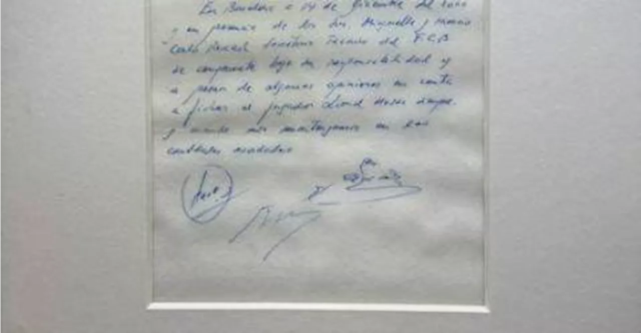 Bidding opens for Messi napkin that defined soccer great&#039;s career