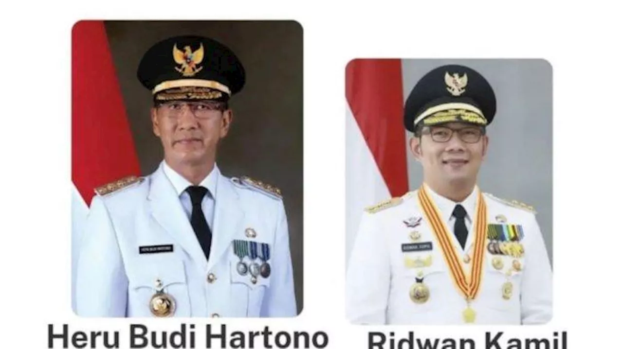 Viral Heru Budi & Ridwan Kamil Dikawinkan Maju Pilgub Jakarta Hasil Koalisi 4 Parpol Dukung Prabowo