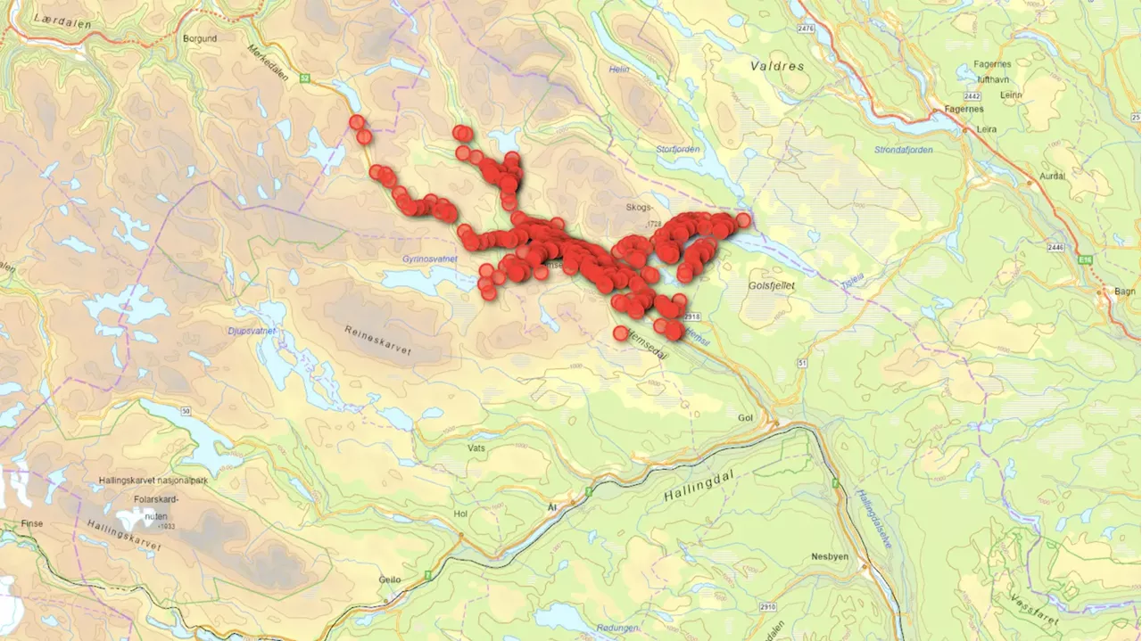 Hele Hemsedal er uten strøm