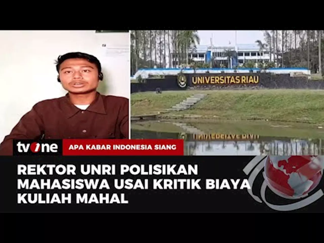 Kritik Biaya Kuliah yang Mahal, Mahasiswa UNRI Dipolisikan Rektor