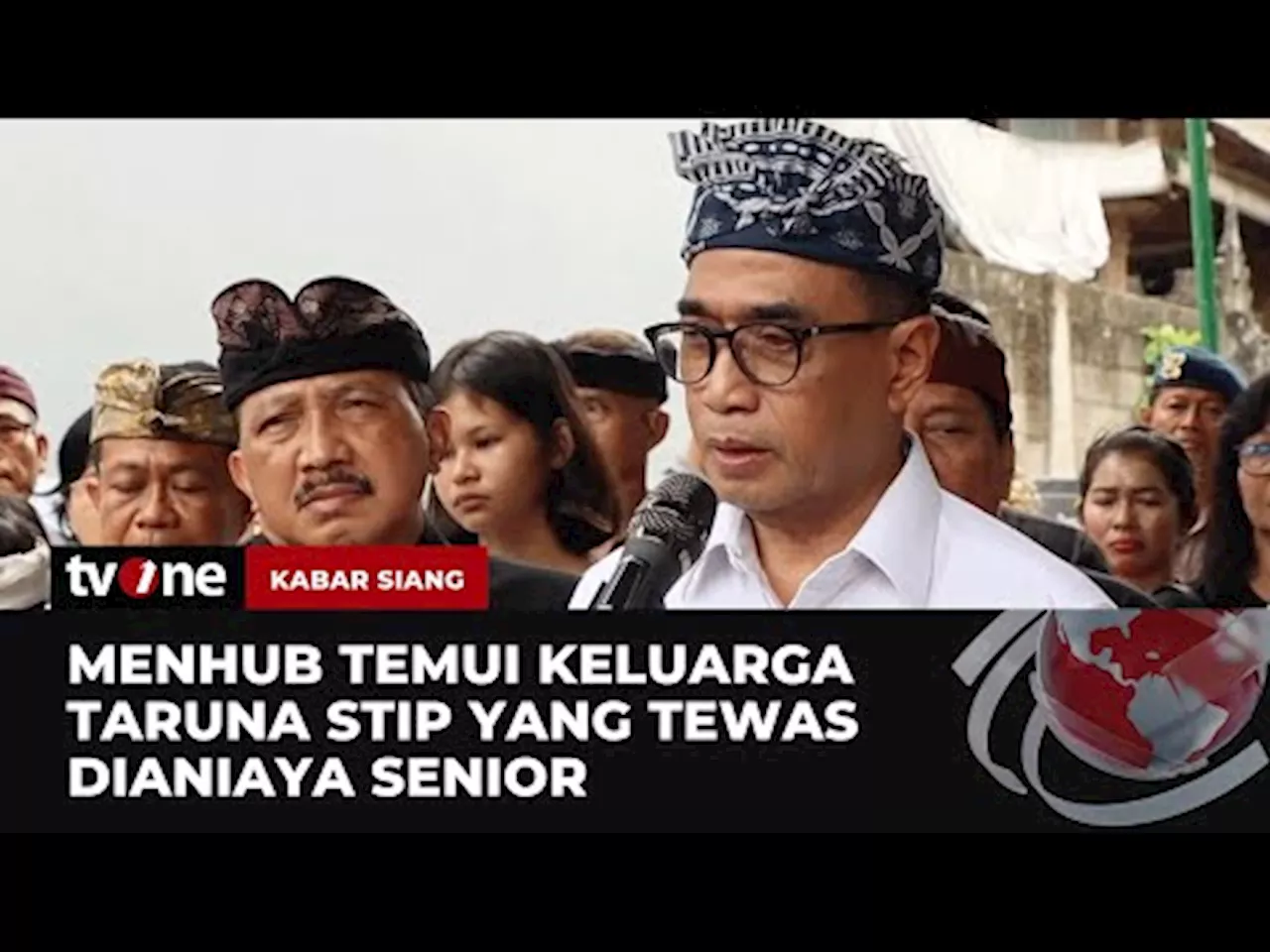 Menhub Sampaikan Permohonan Maaf dan Temui Keluarga Almarhum Putu Satria