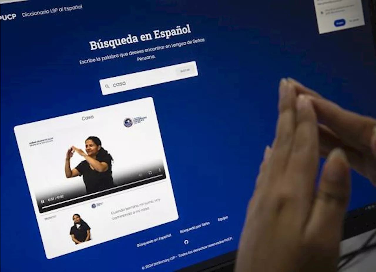 Traducen el español a lenguaje de señas con inteligencia artificial en un diccionario digital
