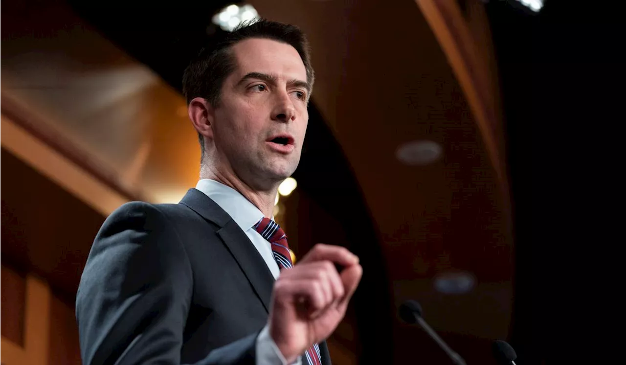 Sen. Tom Cotton wants Joe Biden impeached for keeping weapons from Israel