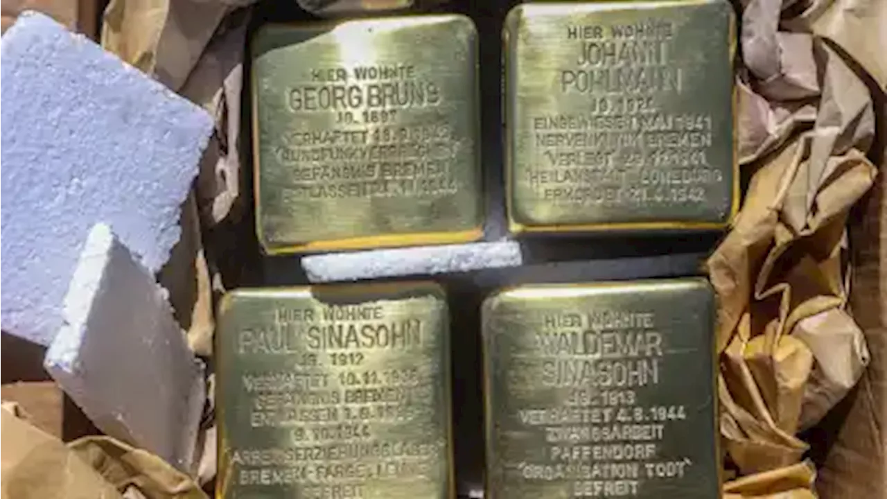 Osterholzer Initiative verlegt vier neue Stolpersteine in Ritterhude