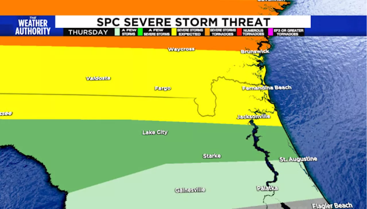 Strong to Isolated Severe Storms Arrive After Near Record Highs Thursday