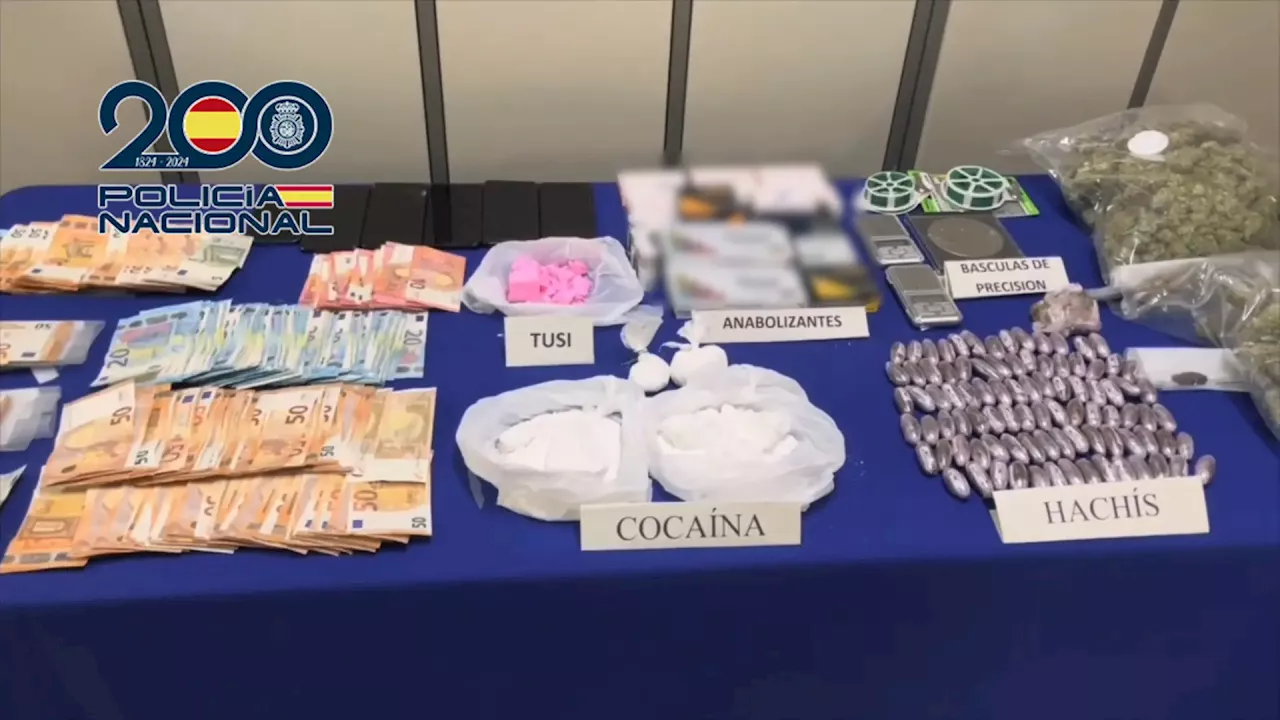 Desarticulan un grupo dedicado a la distribución de cocaína en Valencia y detienen a nueve personas