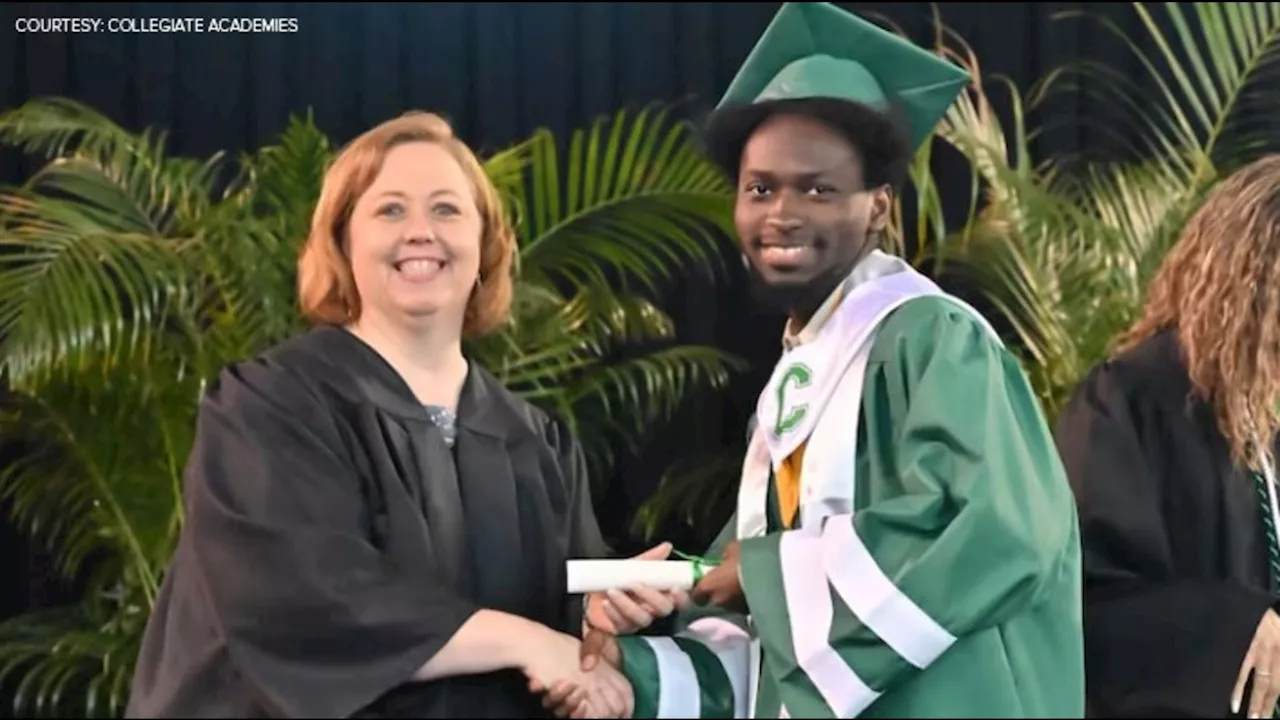 Louisiana high school student who lived in homeless shelter graduates as valedictorian