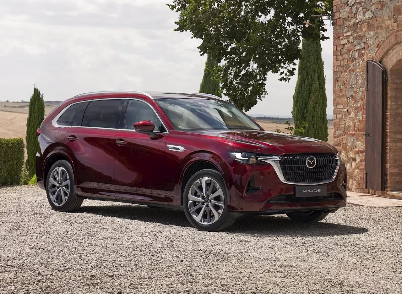 Mazda avvia la prevendita della CX-80, suv 'doppiamente' ibrido