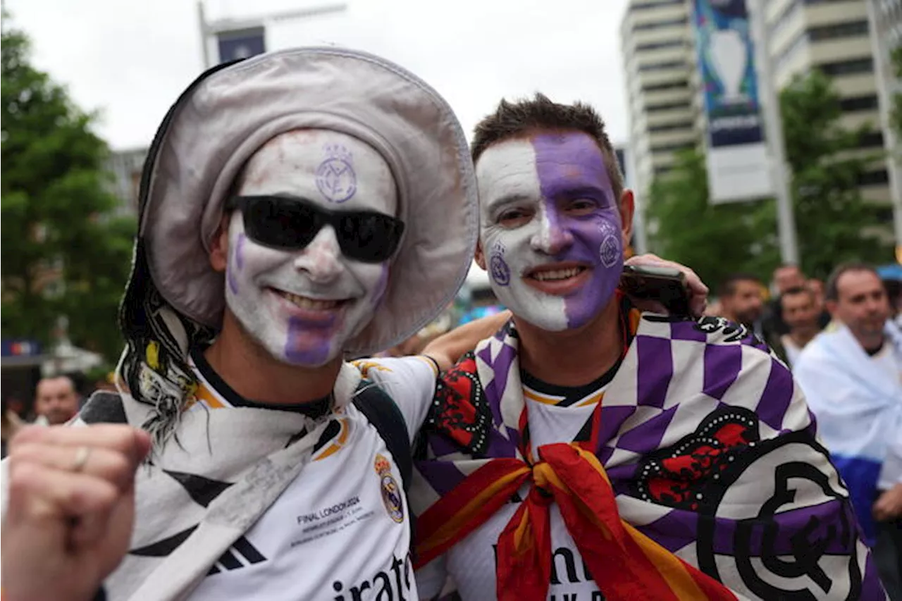 Real Madrid, la festa dei tifosi prima della finale