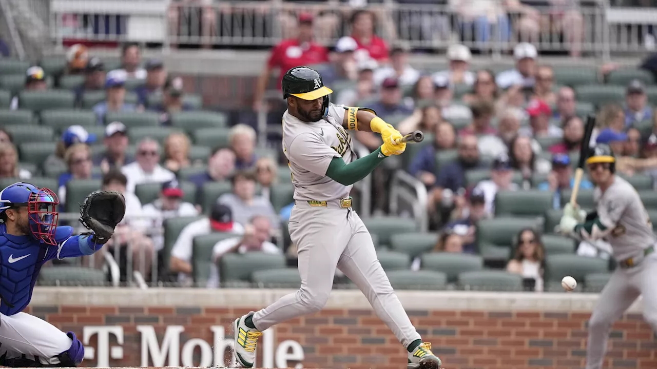 Andujar and Rooker lead Oakland outburst against Chris Sale as A's beat scuffling Braves 11-9