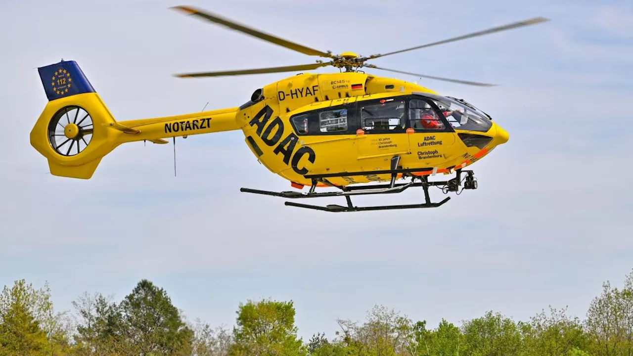 ADAC mit Rettungshubschraubern im Hochwassereinsatz