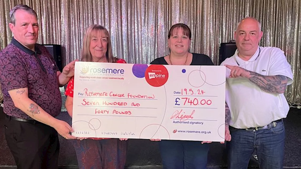 Social club raises money for Rosemere Cancer Foundation with Northern Soul Night