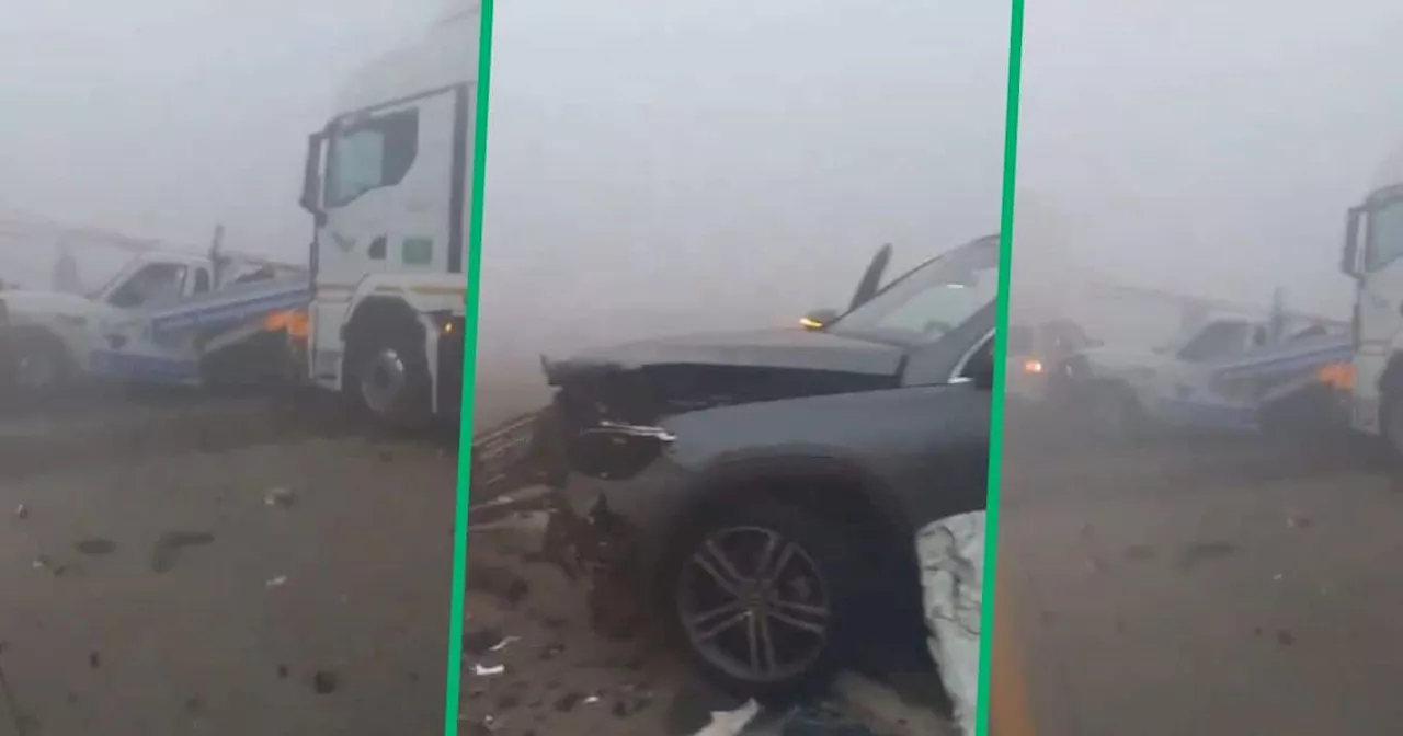 Mist Causes Massive Accident Which Closes N12 Highway in Mpumalanga