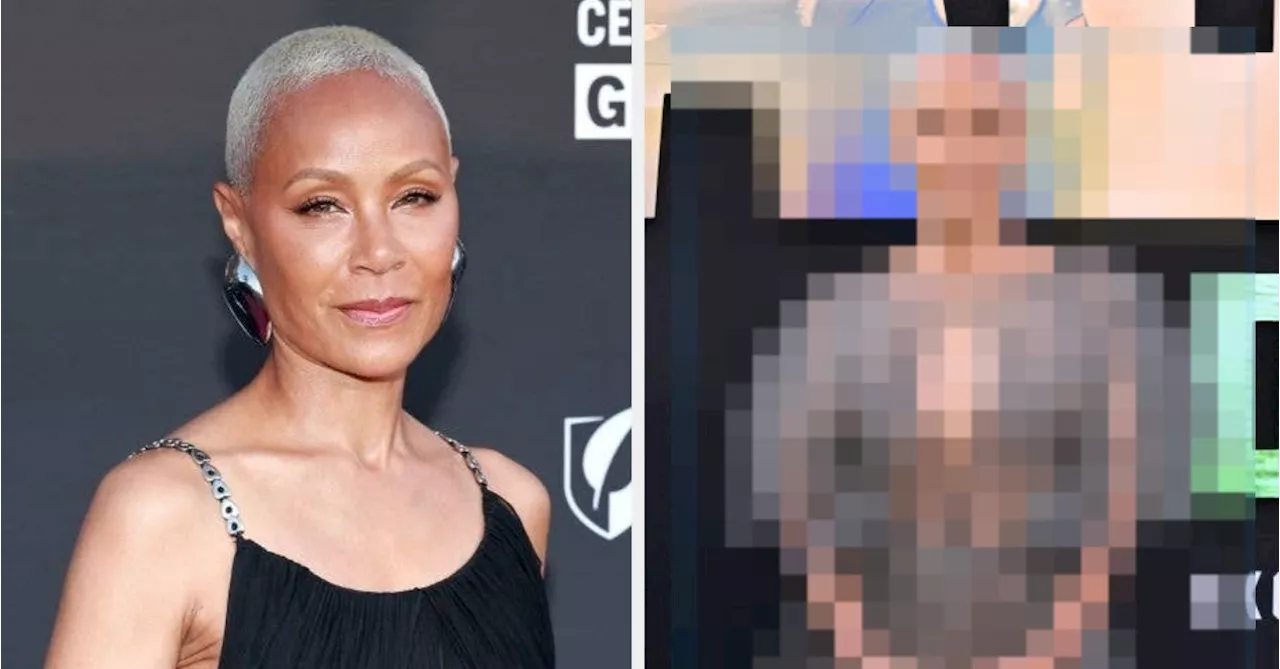 Jada Pinkett-Smith's Optical Illusion Dress