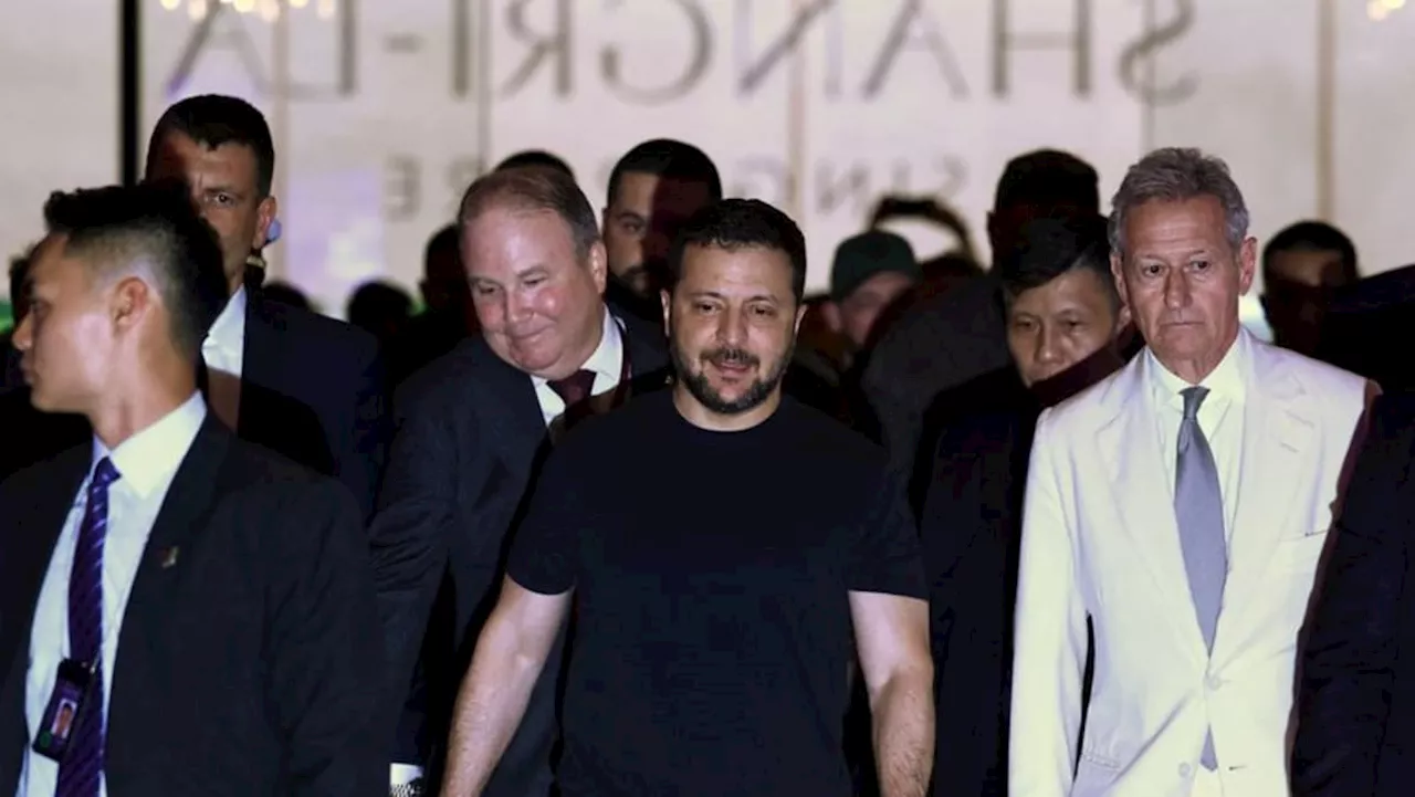 Ukraine’s Zelenskyy arrives in Singapore to speak at Shangri-La Dialogue on Sunday