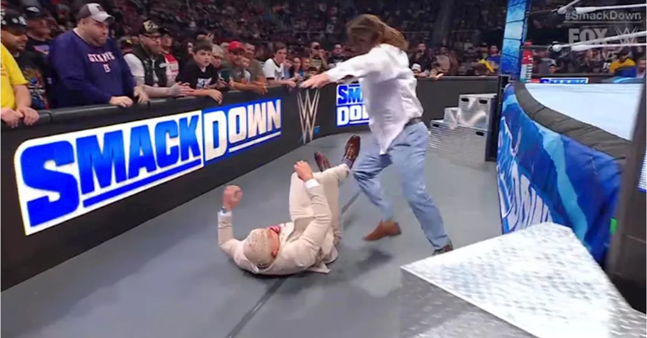 WWE's AJ Styles Fakes Retirement and Destroys Cody Rhodes on SmackDown