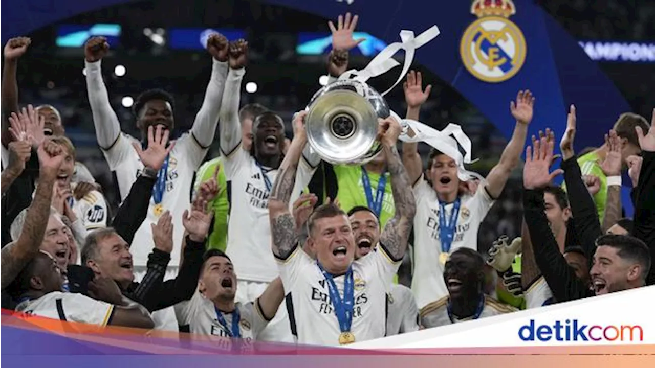 Madrid Juara Liga Champions Tanpa Terkalahkan Sepanjang Musim