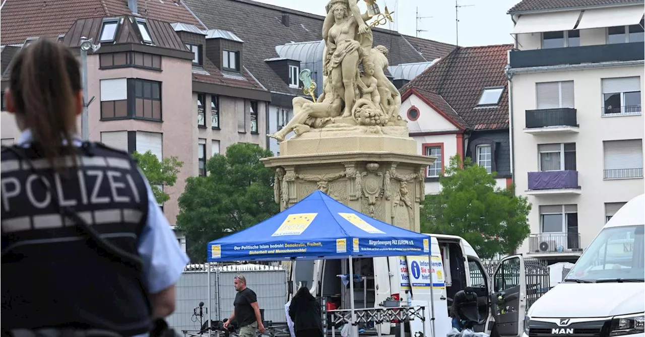 Polizist liegt nach Messerangriff in Mannheim in künstlichem Koma