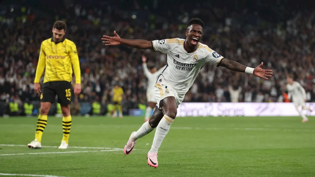 Vinicius Jr. decide, Real supera Dortmund e vence Champions pela 15ª vez