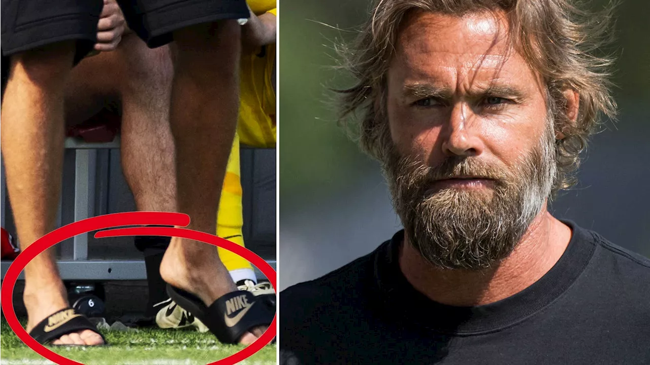 Coachade i badtofflor – sedan drog Mellberg på semester