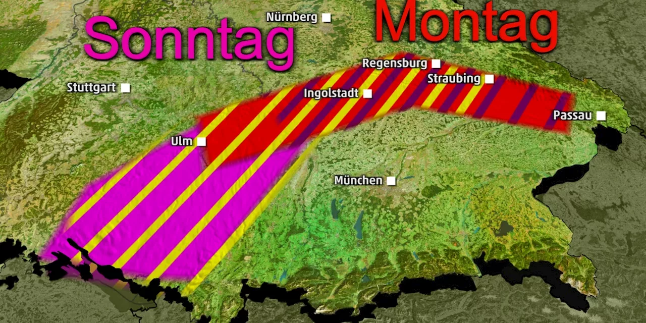 Hoch Willi vertreibt den Dauerregen - doch die Hochwasser-Welle rollt