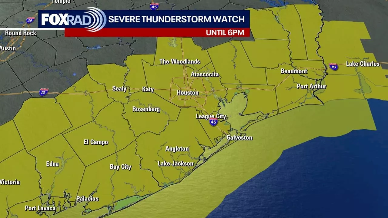 Houston weather: Severe Thunderstorm Watch Saturday; warnings, alerts, radar